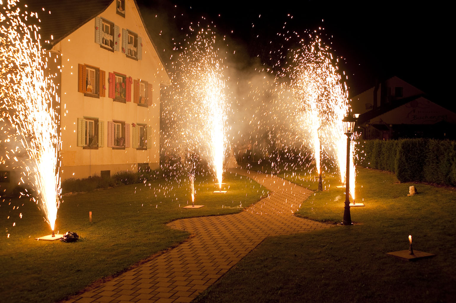 Hochzeit Feuerwerk